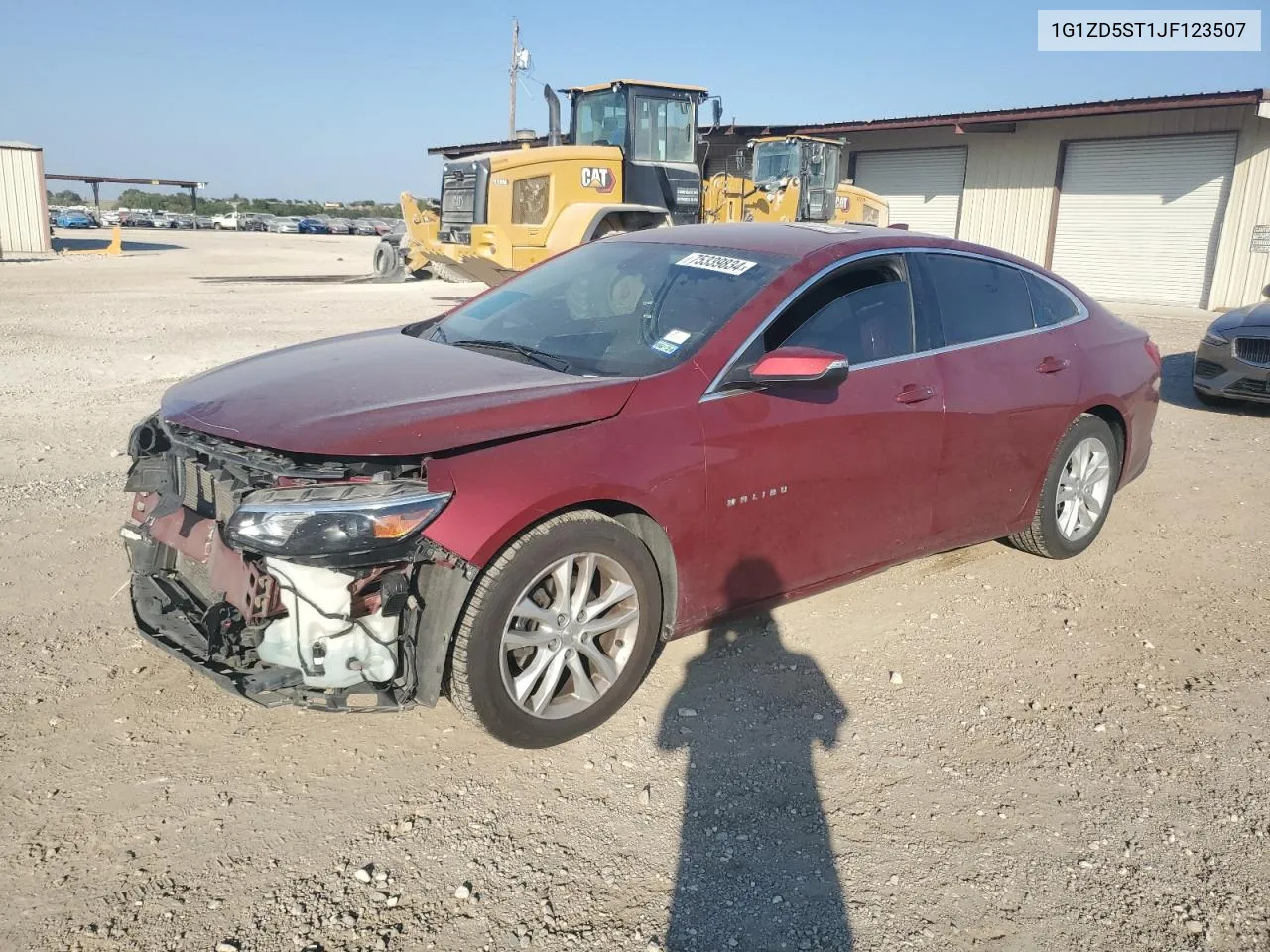 2018 Chevrolet Malibu Lt VIN: 1G1ZD5ST1JF123507 Lot: 75339834