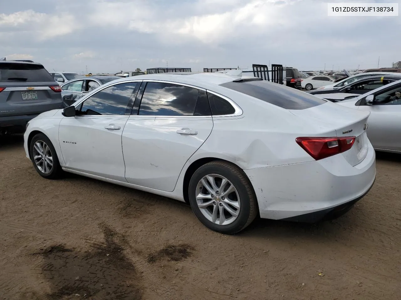 2018 Chevrolet Malibu Lt VIN: 1G1ZD5STXJF138734 Lot: 75357184