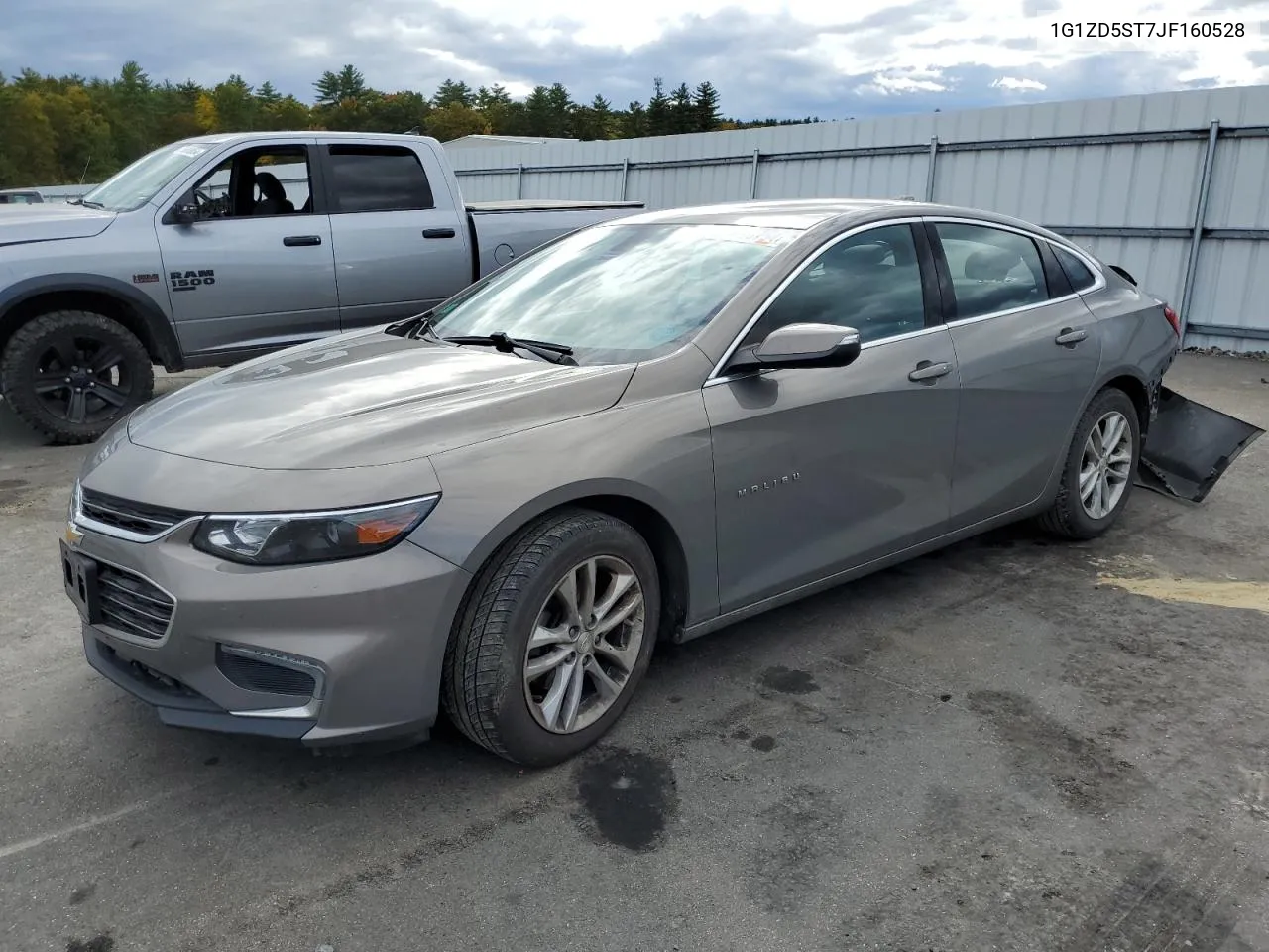 2018 Chevrolet Malibu Lt VIN: 1G1ZD5ST7JF160528 Lot: 75403754