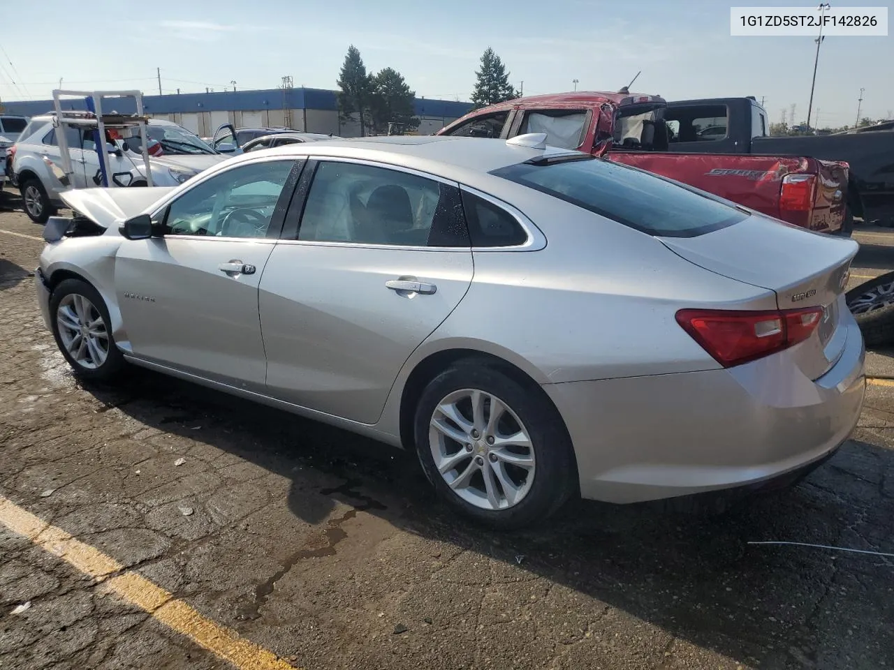 2018 Chevrolet Malibu Lt VIN: 1G1ZD5ST2JF142826 Lot: 75439704