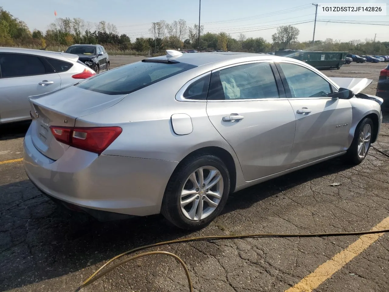 2018 Chevrolet Malibu Lt VIN: 1G1ZD5ST2JF142826 Lot: 75439704