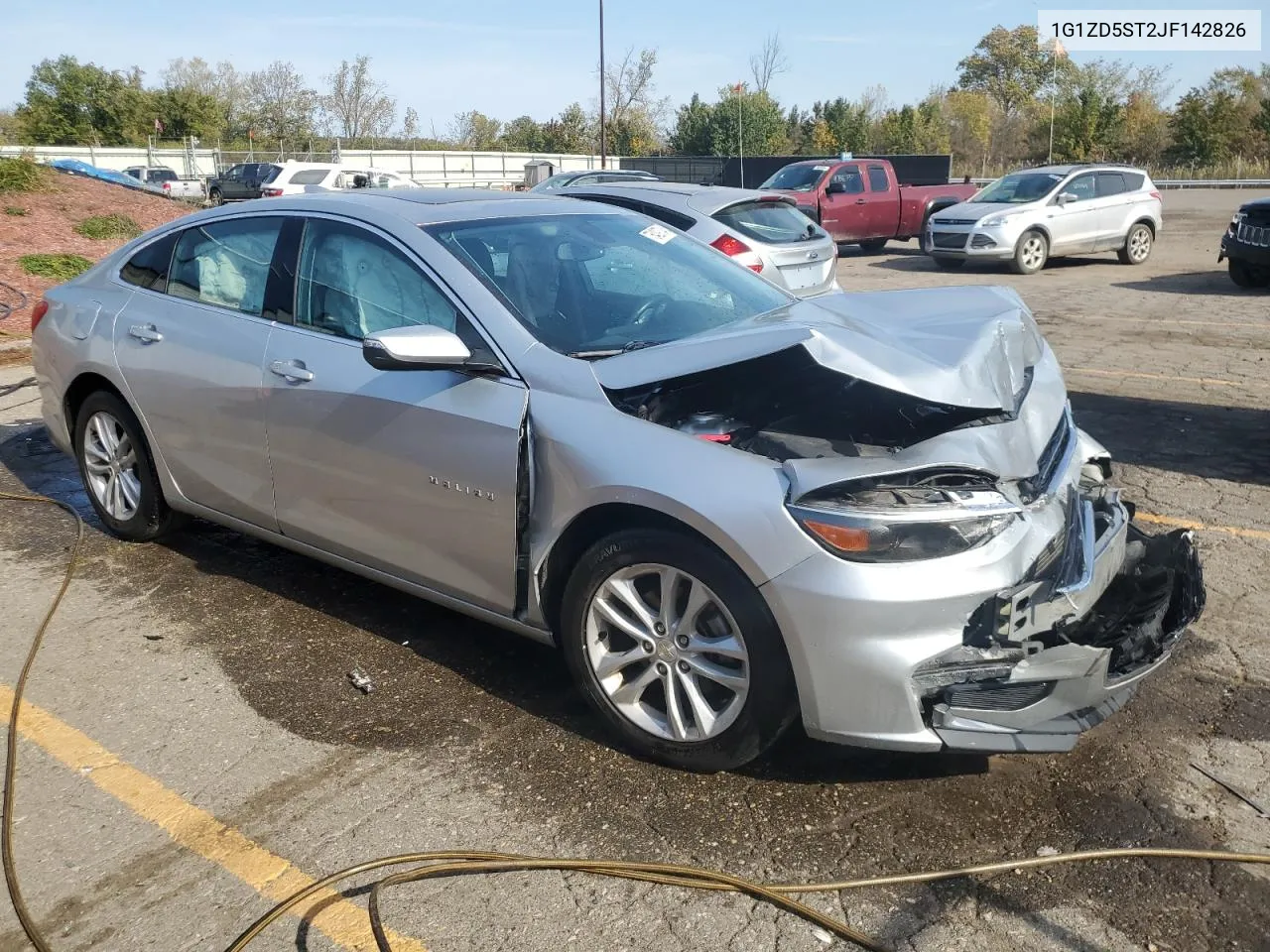 2018 Chevrolet Malibu Lt VIN: 1G1ZD5ST2JF142826 Lot: 75439704