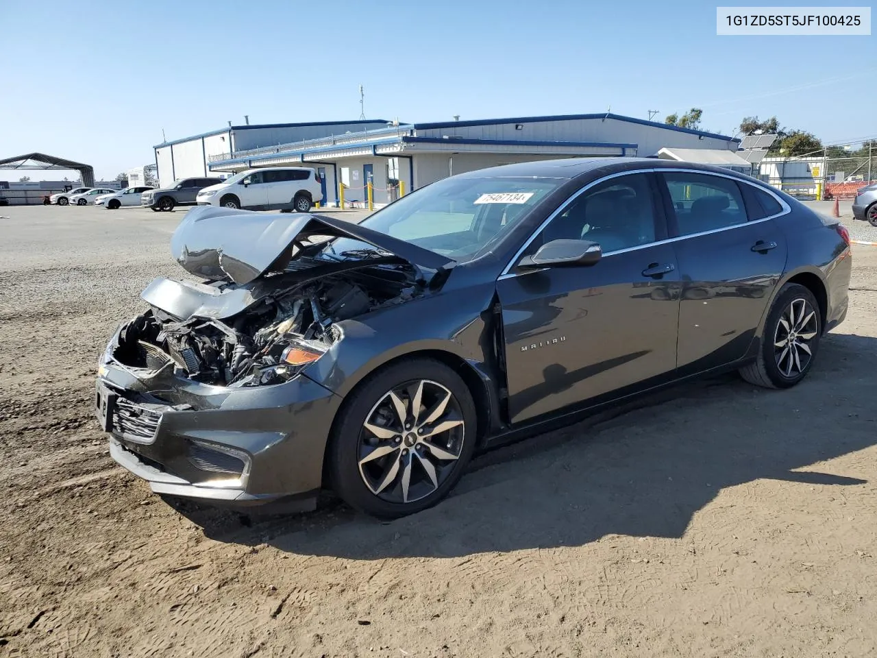 2018 Chevrolet Malibu Lt VIN: 1G1ZD5ST5JF100425 Lot: 75467134