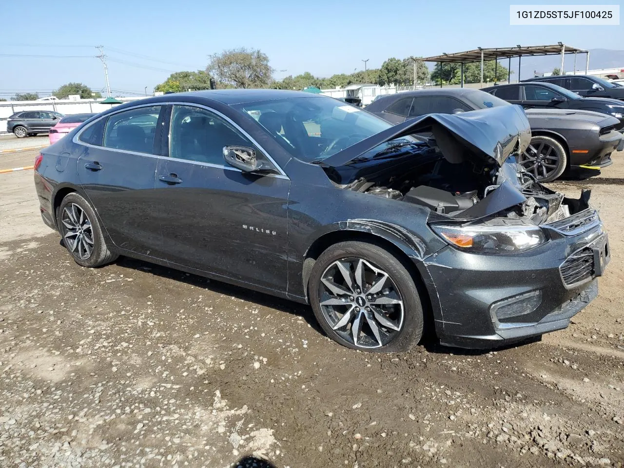 2018 Chevrolet Malibu Lt VIN: 1G1ZD5ST5JF100425 Lot: 75467134