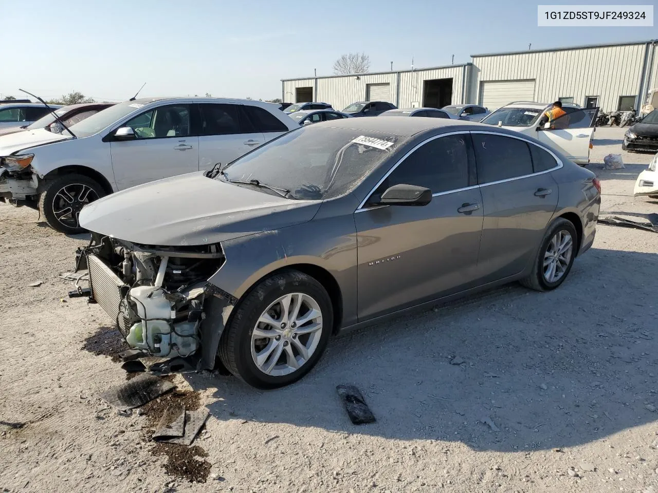 2018 Chevrolet Malibu Lt VIN: 1G1ZD5ST9JF249324 Lot: 75544774