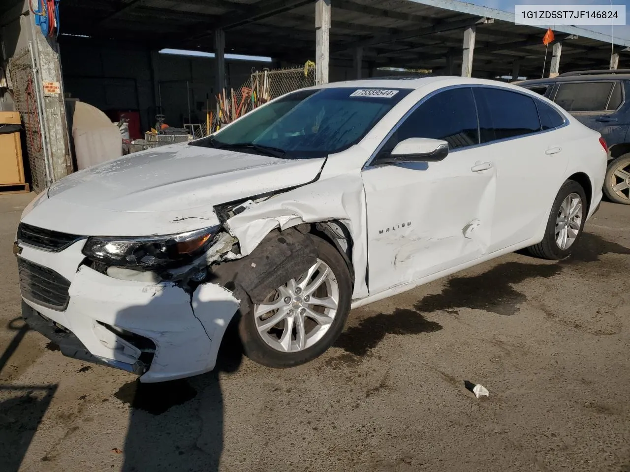 2018 Chevrolet Malibu Lt VIN: 1G1ZD5ST7JF146824 Lot: 75559544