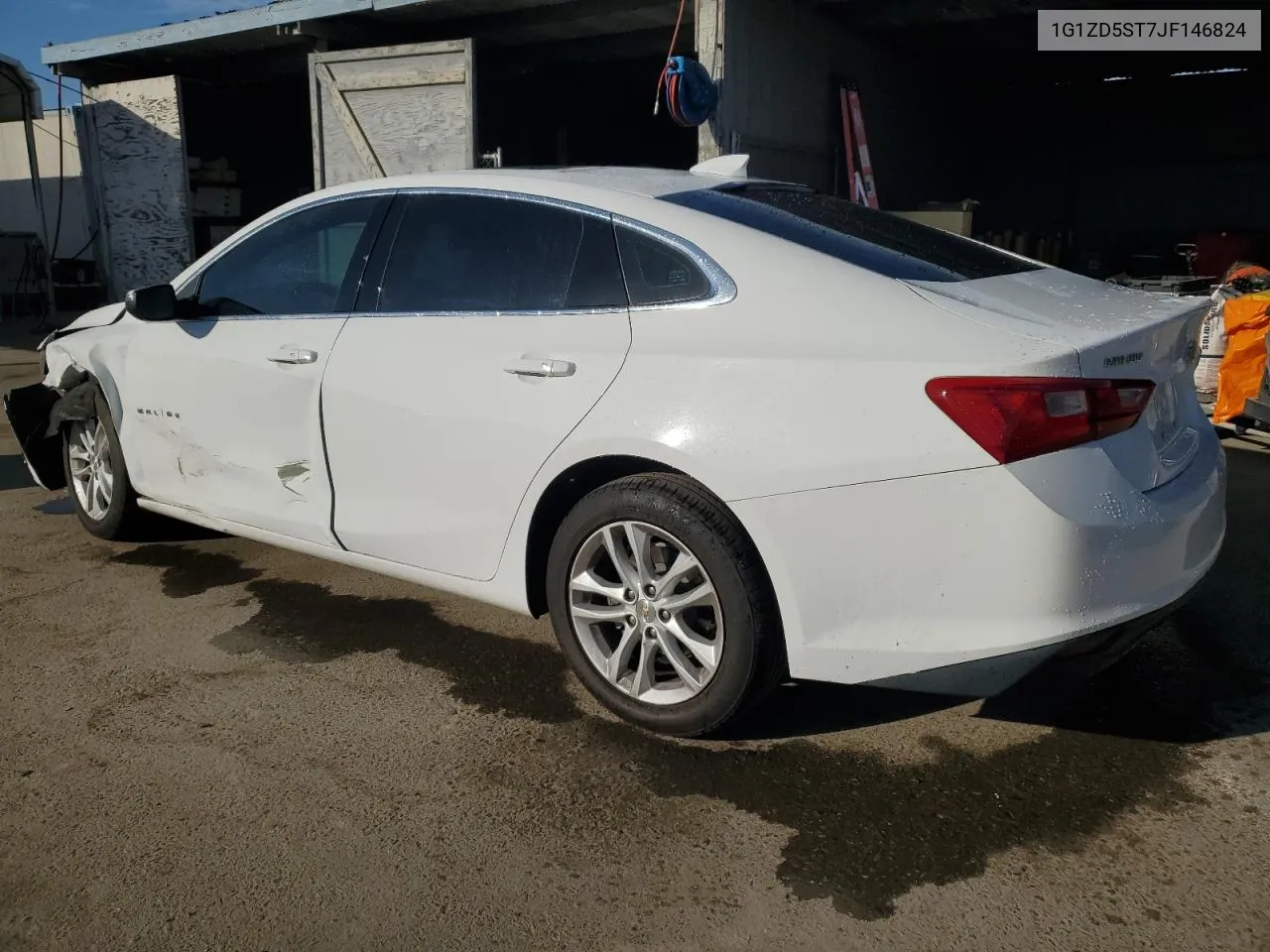 2018 Chevrolet Malibu Lt VIN: 1G1ZD5ST7JF146824 Lot: 75559544