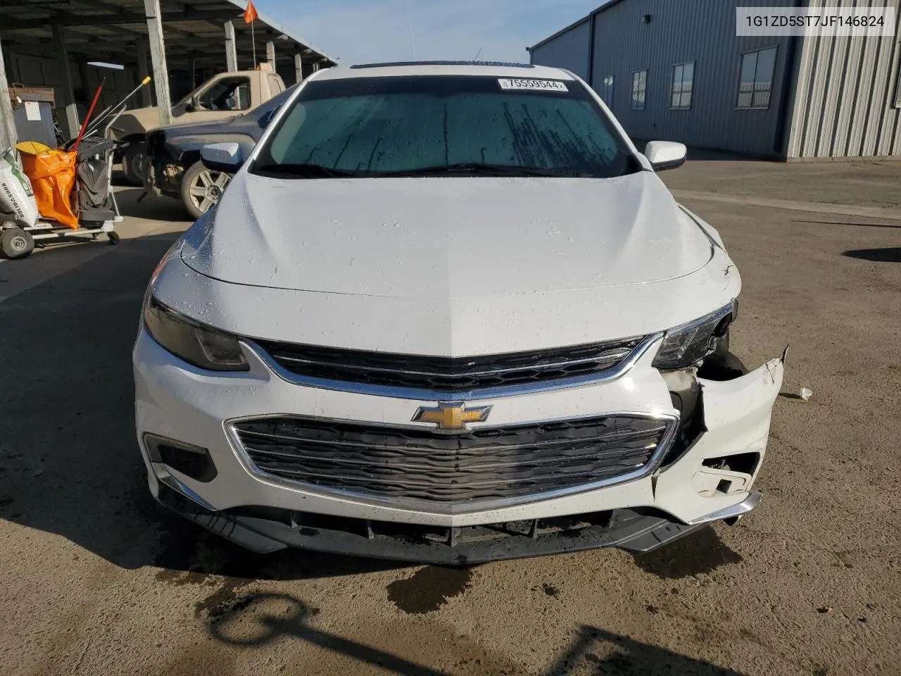 2018 Chevrolet Malibu Lt VIN: 1G1ZD5ST7JF146824 Lot: 75559544