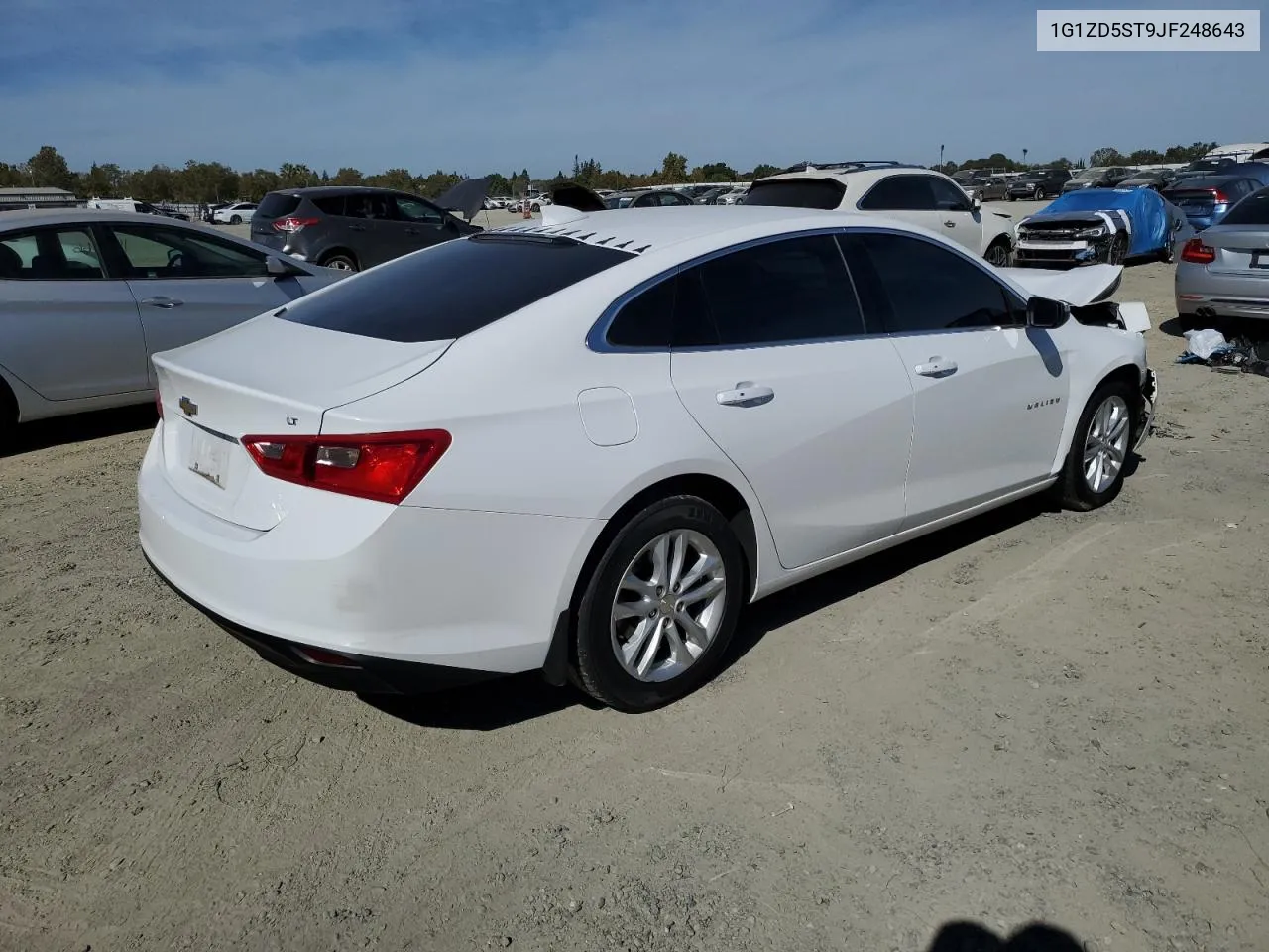 2018 Chevrolet Malibu Lt VIN: 1G1ZD5ST9JF248643 Lot: 75560564