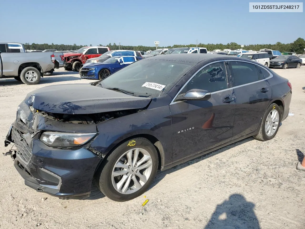 2018 Chevrolet Malibu Lt VIN: 1G1ZD5ST3JF248217 Lot: 75572414