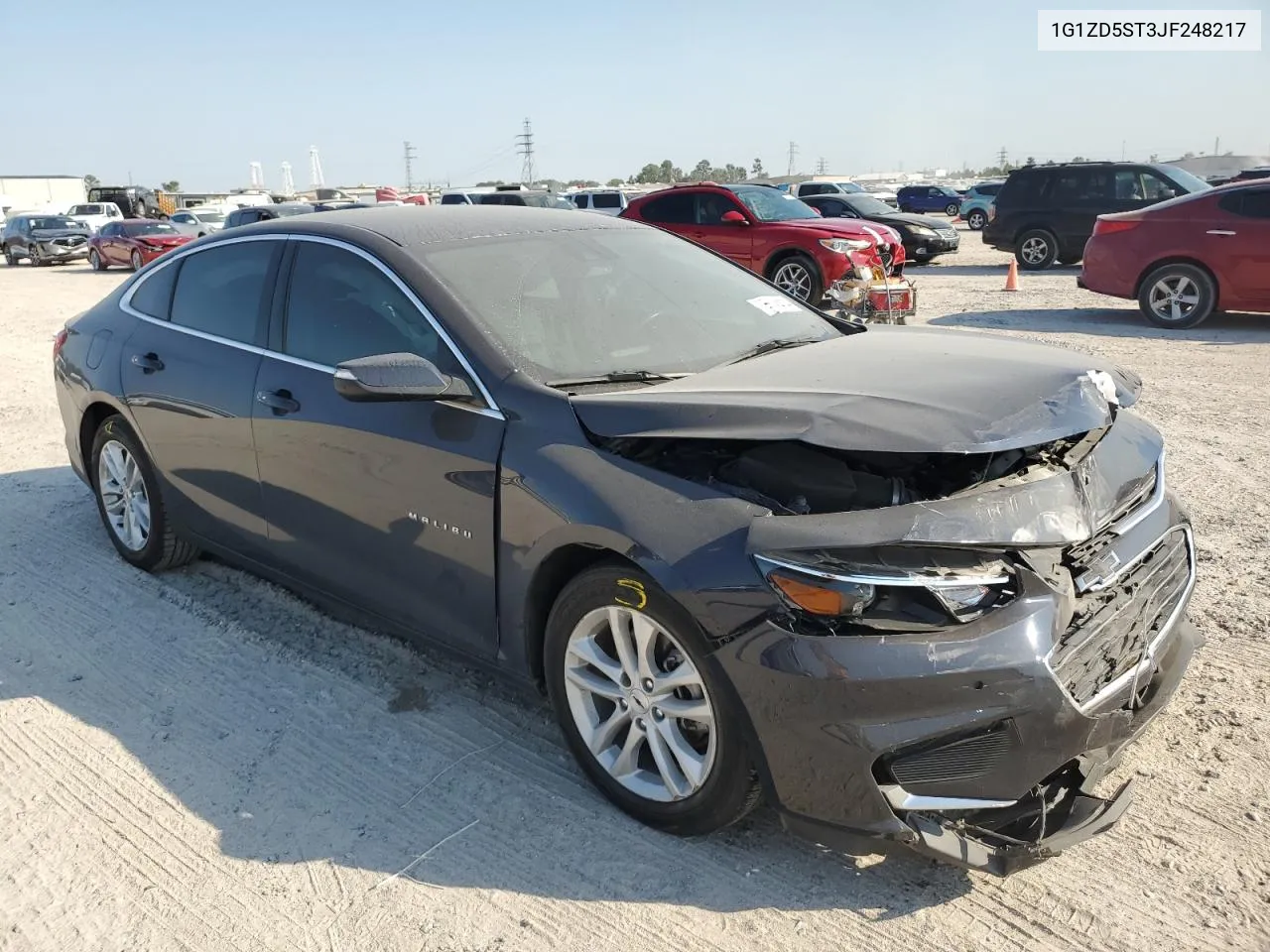 2018 Chevrolet Malibu Lt VIN: 1G1ZD5ST3JF248217 Lot: 75572414