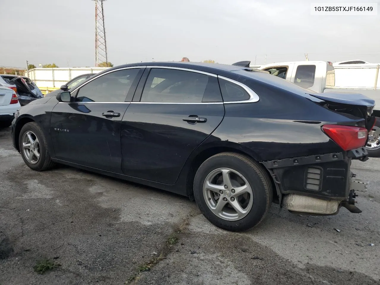 2018 Chevrolet Malibu Ls VIN: 1G1ZB5STXJF166149 Lot: 75593074