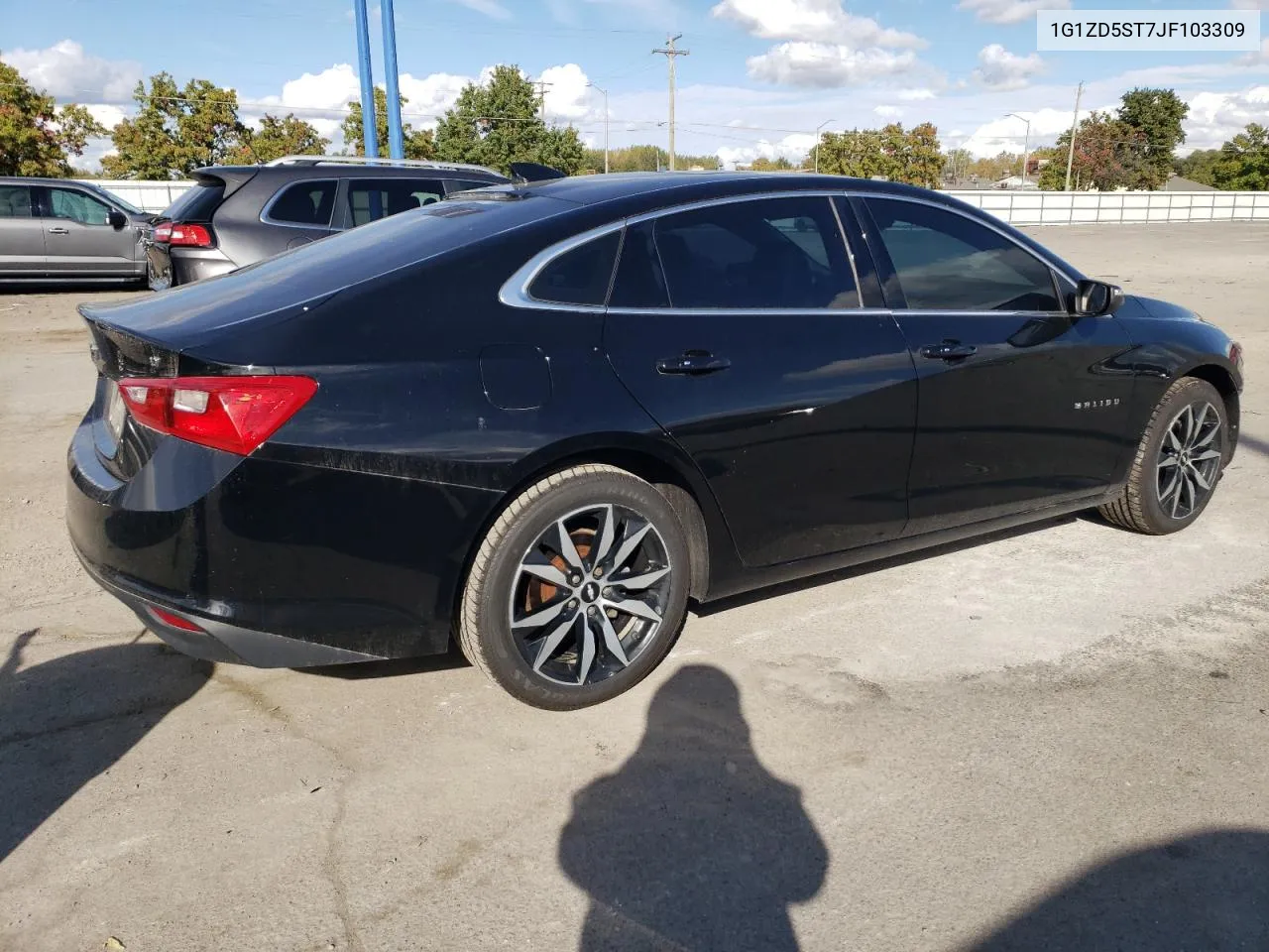 2018 Chevrolet Malibu Lt VIN: 1G1ZD5ST7JF103309 Lot: 75644634