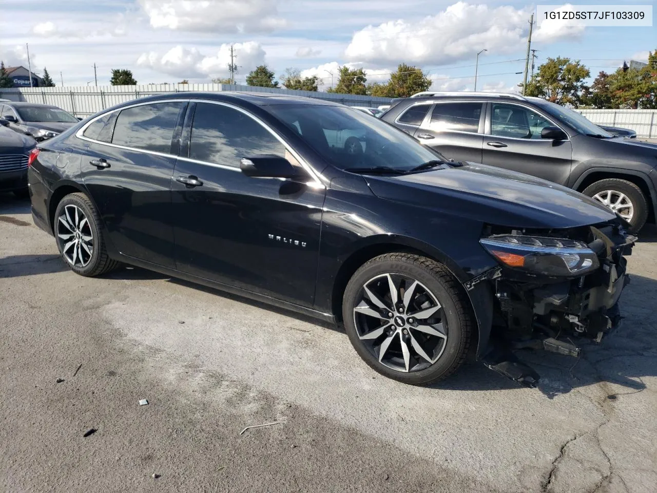 2018 Chevrolet Malibu Lt VIN: 1G1ZD5ST7JF103309 Lot: 75644634