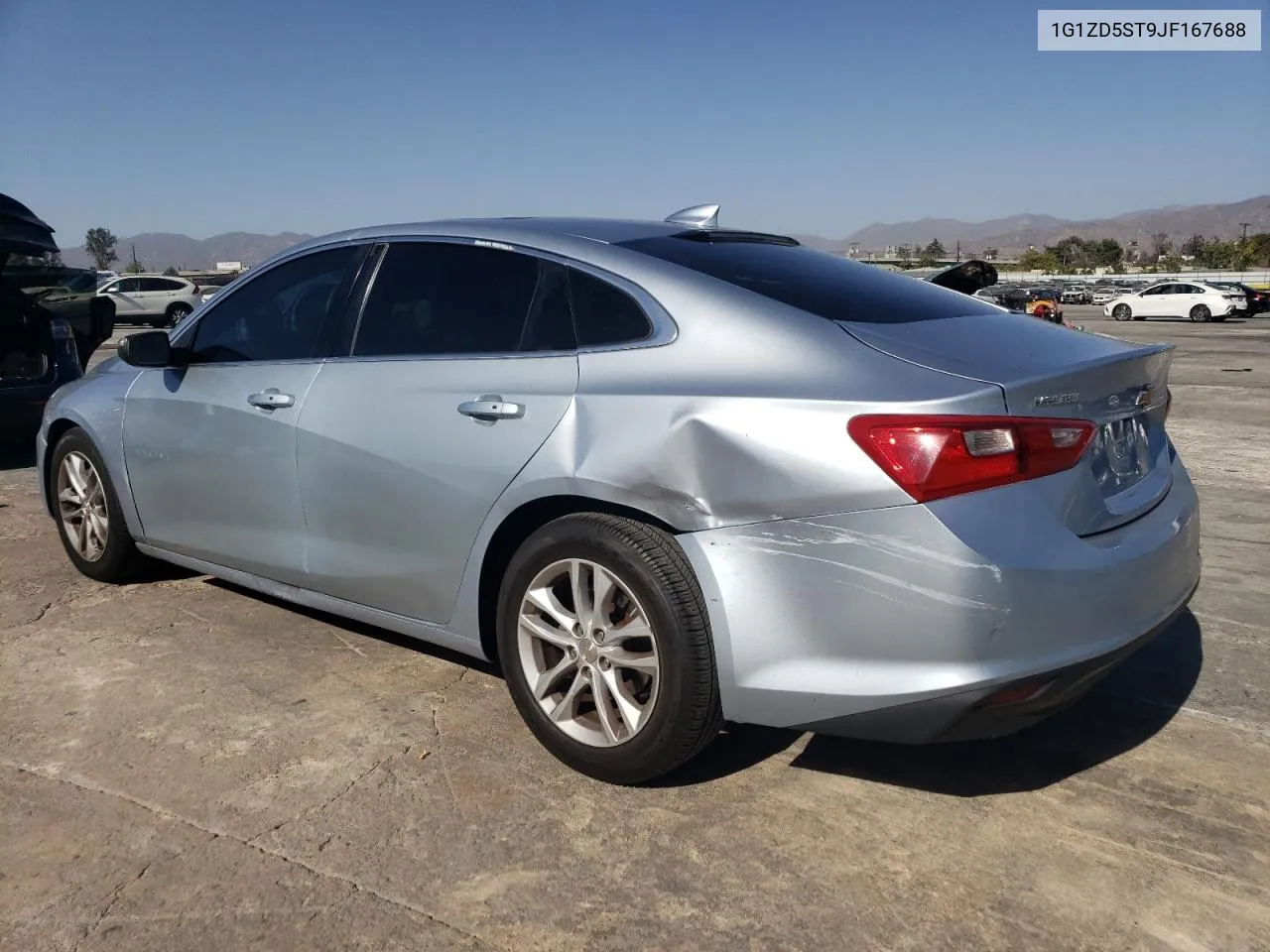 2018 Chevrolet Malibu Lt VIN: 1G1ZD5ST9JF167688 Lot: 75649454