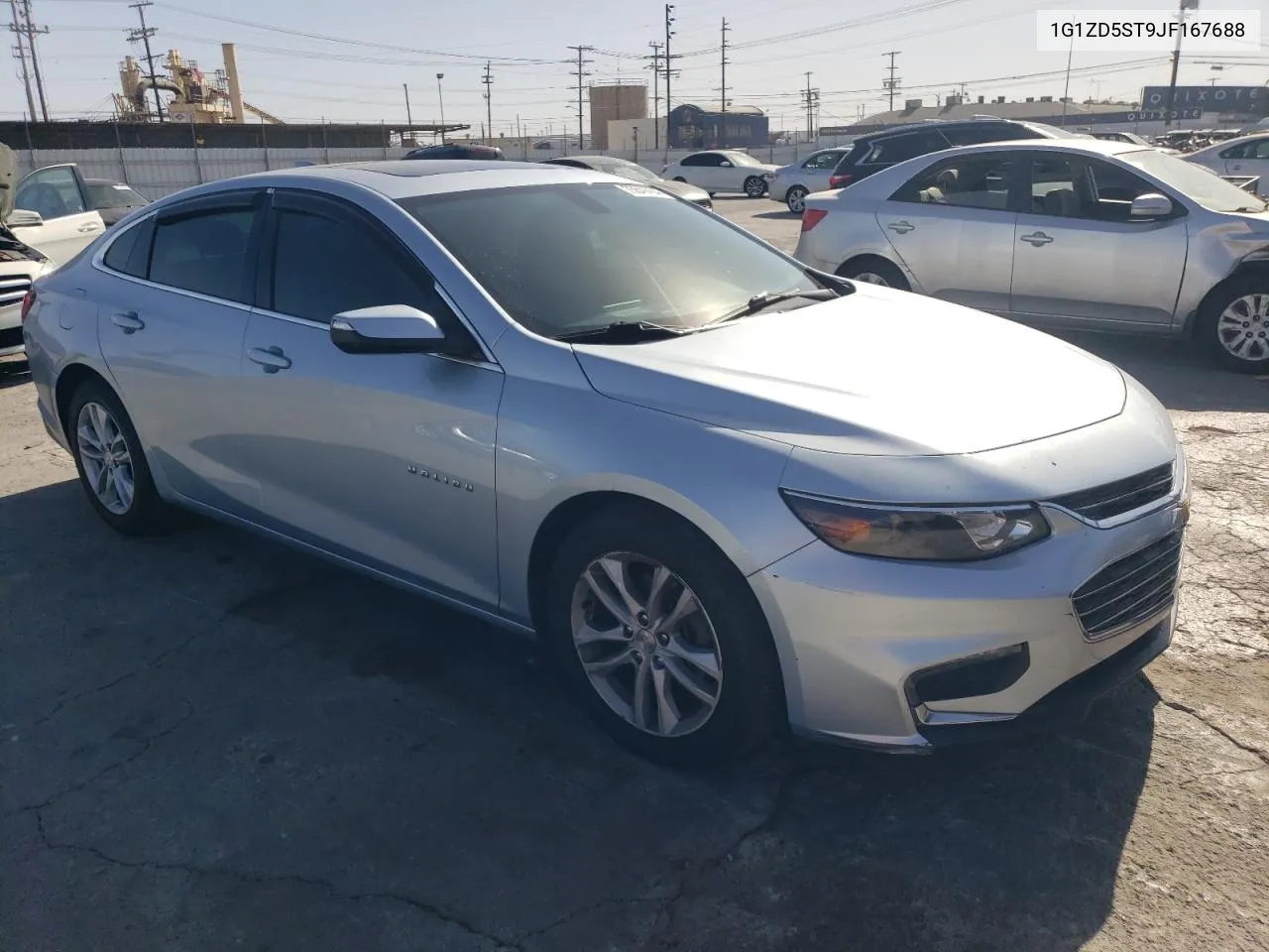 2018 Chevrolet Malibu Lt VIN: 1G1ZD5ST9JF167688 Lot: 75649454