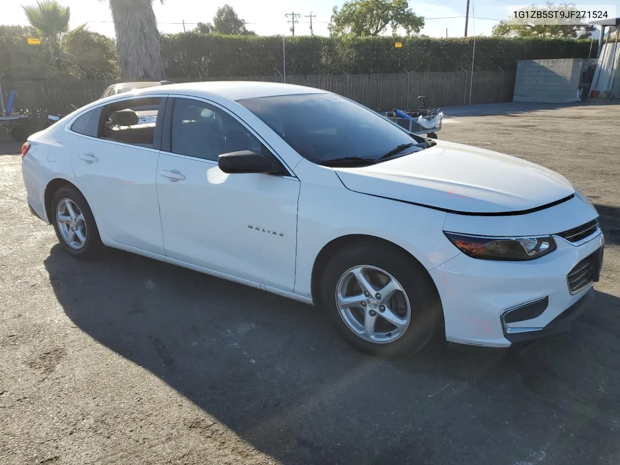 2018 Chevrolet Malibu Ls VIN: 1G1ZB5ST9JF271524 Lot: 75654854