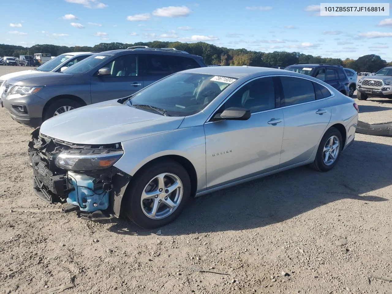 2018 Chevrolet Malibu Ls VIN: 1G1ZB5ST7JF168814 Lot: 75671604