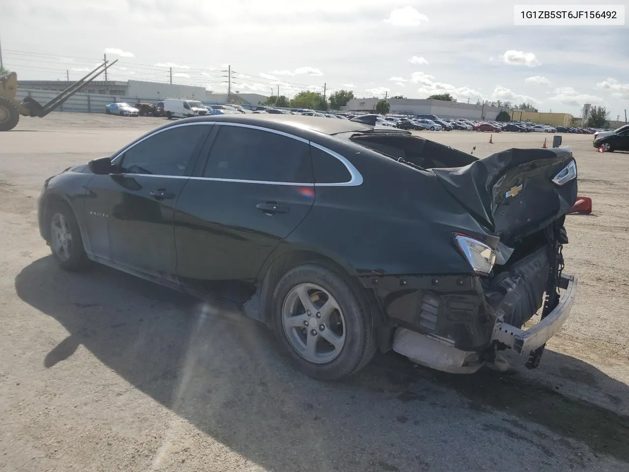 2018 Chevrolet Malibu Ls VIN: 1G1ZB5ST6JF156492 Lot: 75723714