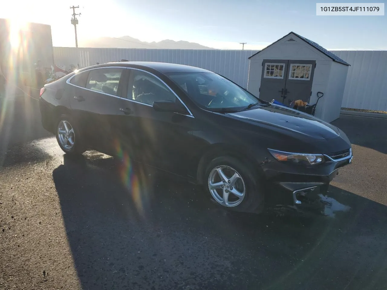 2018 Chevrolet Malibu Ls VIN: 1G1ZB5ST4JF111079 Lot: 75743334