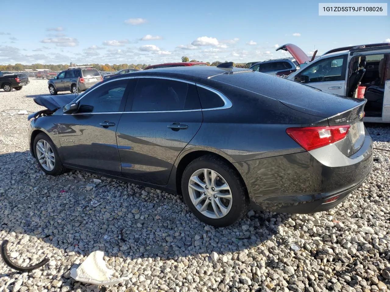 2018 Chevrolet Malibu Lt VIN: 1G1ZD5ST9JF108026 Lot: 75744614