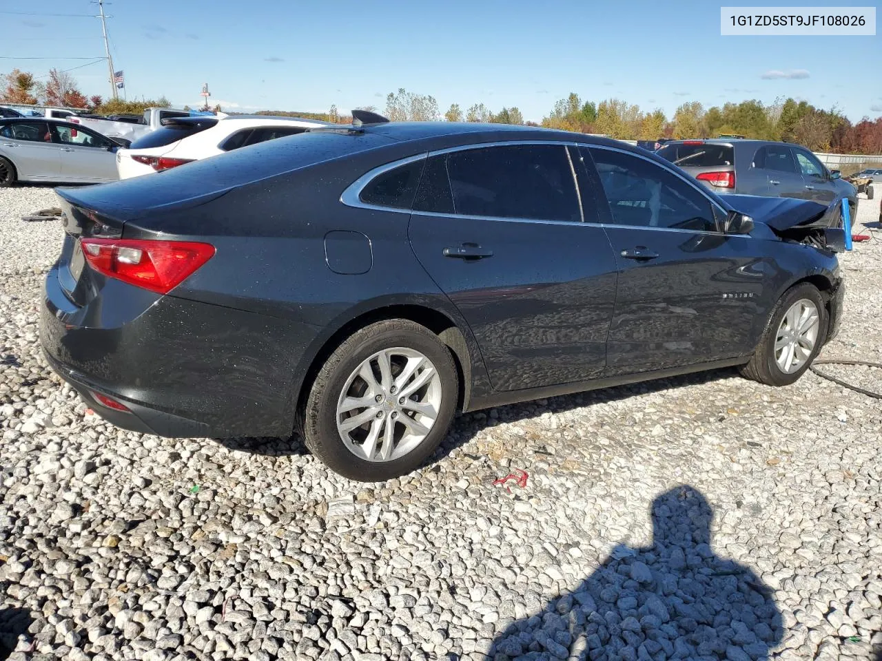 2018 Chevrolet Malibu Lt VIN: 1G1ZD5ST9JF108026 Lot: 75744614