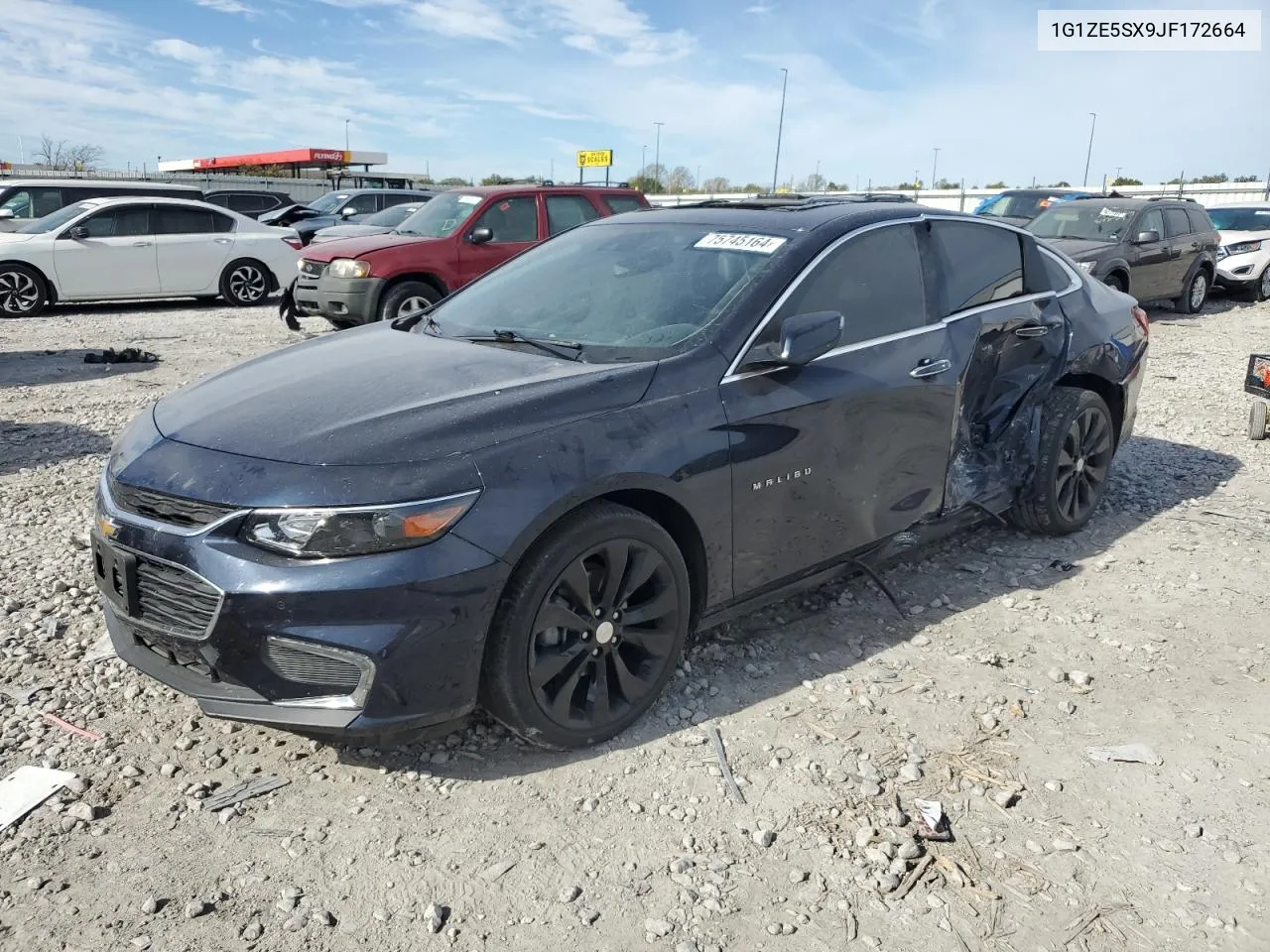 1G1ZE5SX9JF172664 2018 Chevrolet Malibu Premier