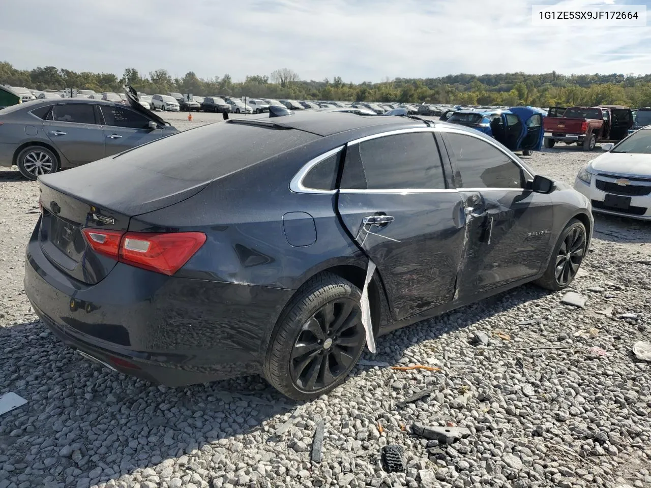 1G1ZE5SX9JF172664 2018 Chevrolet Malibu Premier