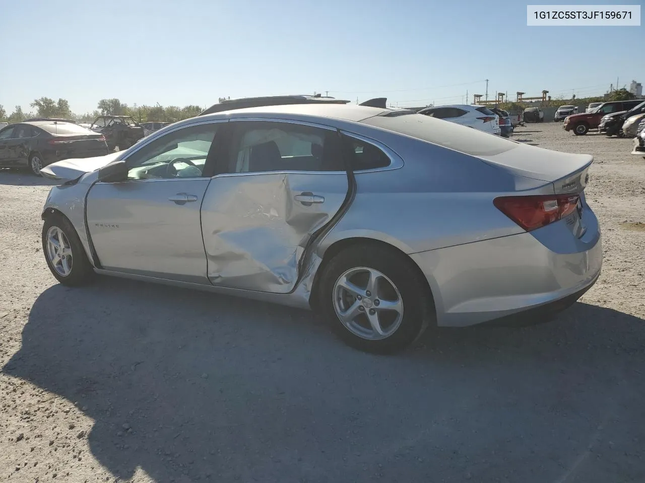 2018 Chevrolet Malibu Ls VIN: 1G1ZC5ST3JF159671 Lot: 75809224