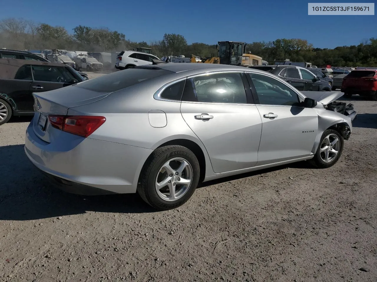 2018 Chevrolet Malibu Ls VIN: 1G1ZC5ST3JF159671 Lot: 75809224