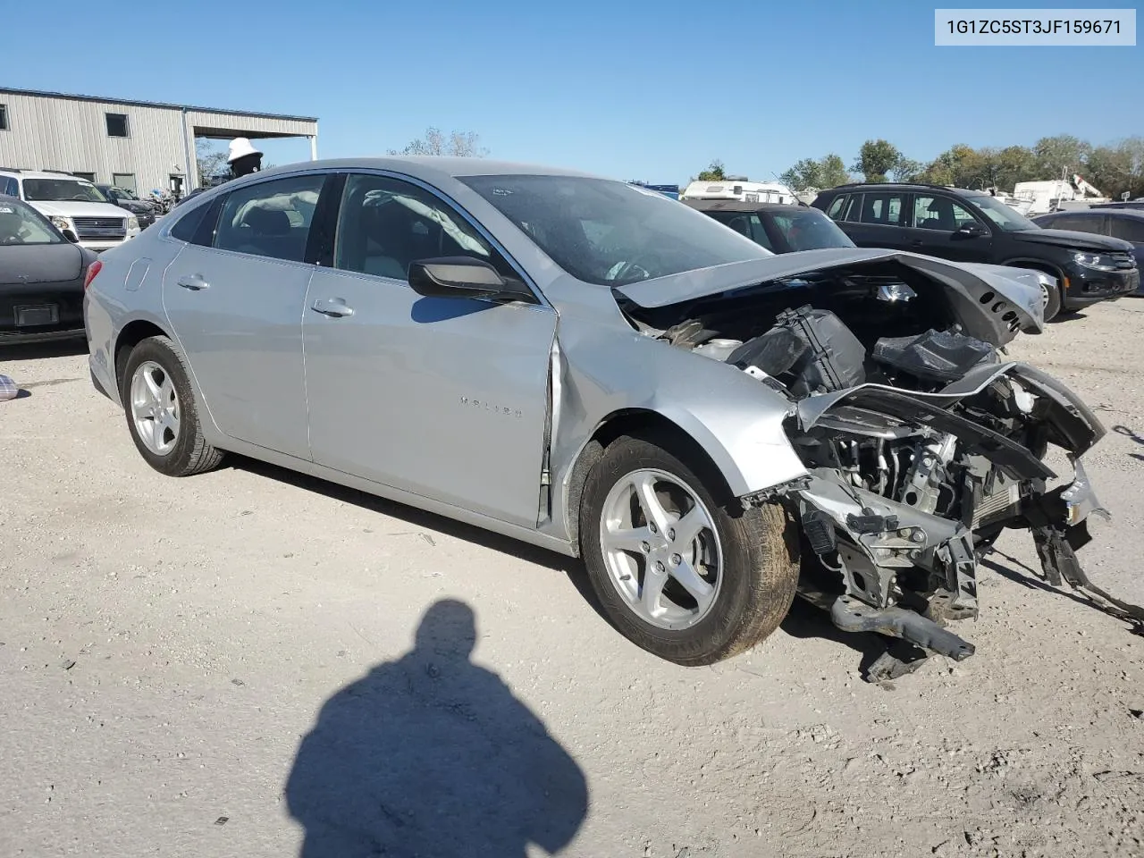 2018 Chevrolet Malibu Ls VIN: 1G1ZC5ST3JF159671 Lot: 75809224