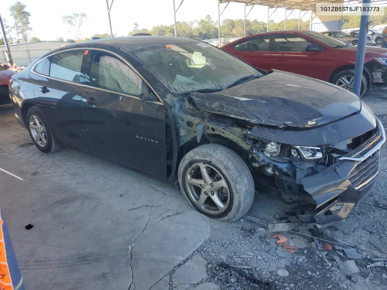 1G1ZB5ST6JF183773 2018 Chevrolet Malibu Ls