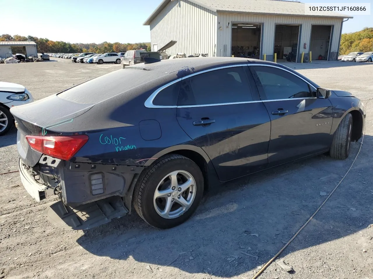 2018 Chevrolet Malibu Ls VIN: 1G1ZC5ST1JF160866 Lot: 75833174