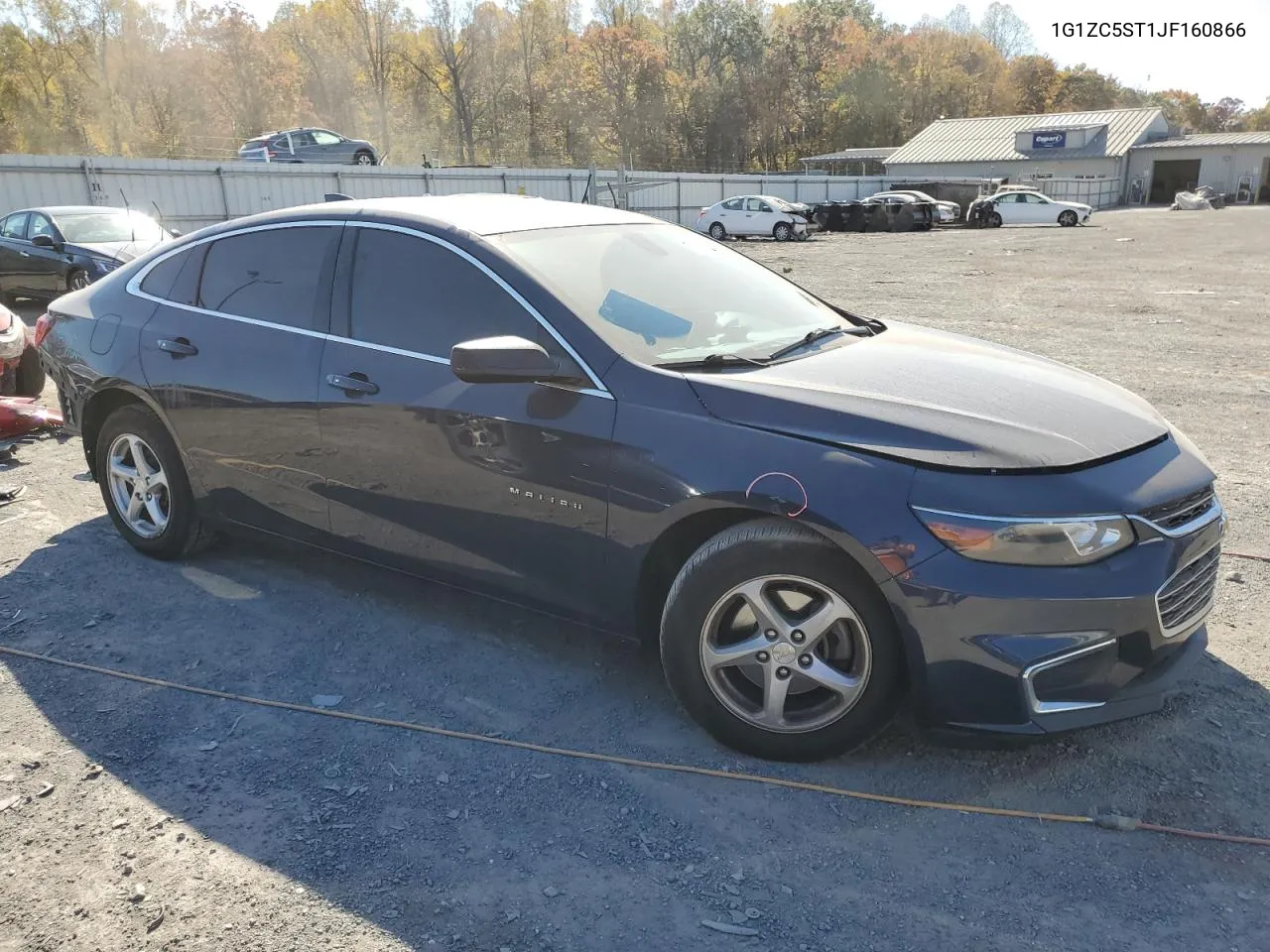 2018 Chevrolet Malibu Ls VIN: 1G1ZC5ST1JF160866 Lot: 75833174