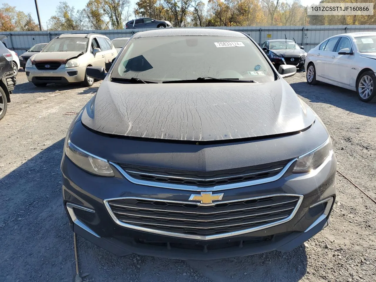 2018 Chevrolet Malibu Ls VIN: 1G1ZC5ST1JF160866 Lot: 75833174