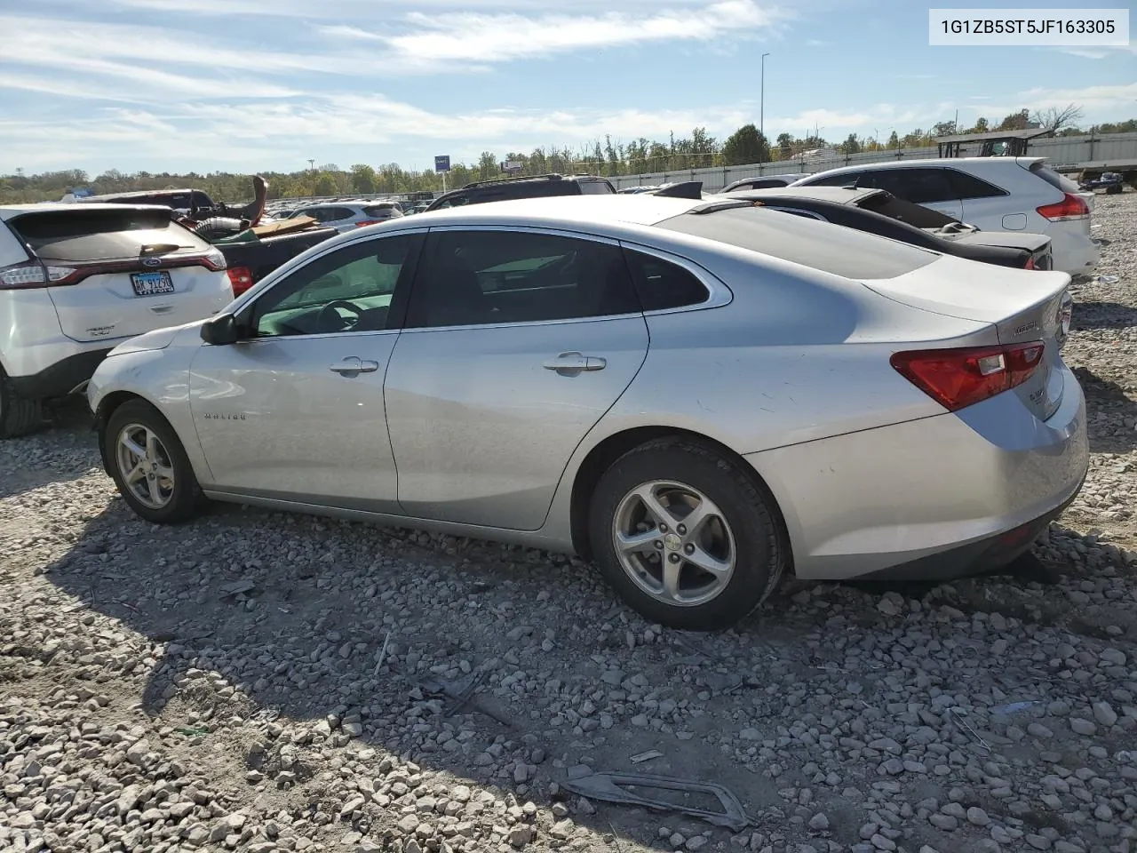 2018 Chevrolet Malibu Ls VIN: 1G1ZB5ST5JF163305 Lot: 75851654