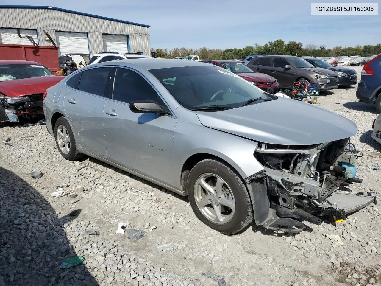 2018 Chevrolet Malibu Ls VIN: 1G1ZB5ST5JF163305 Lot: 75851654