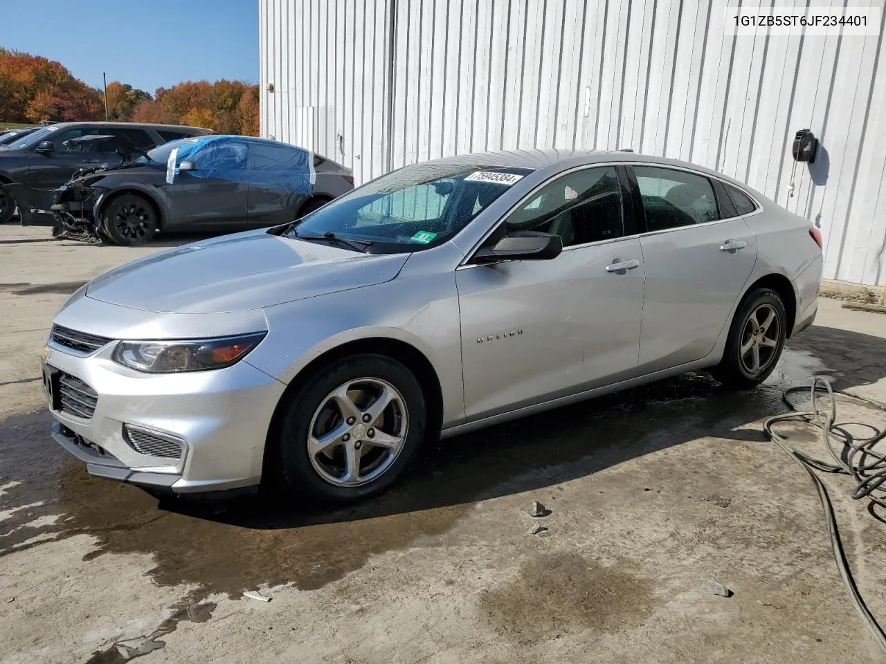 2018 Chevrolet Malibu Ls VIN: 1G1ZB5ST6JF234401 Lot: 75945384