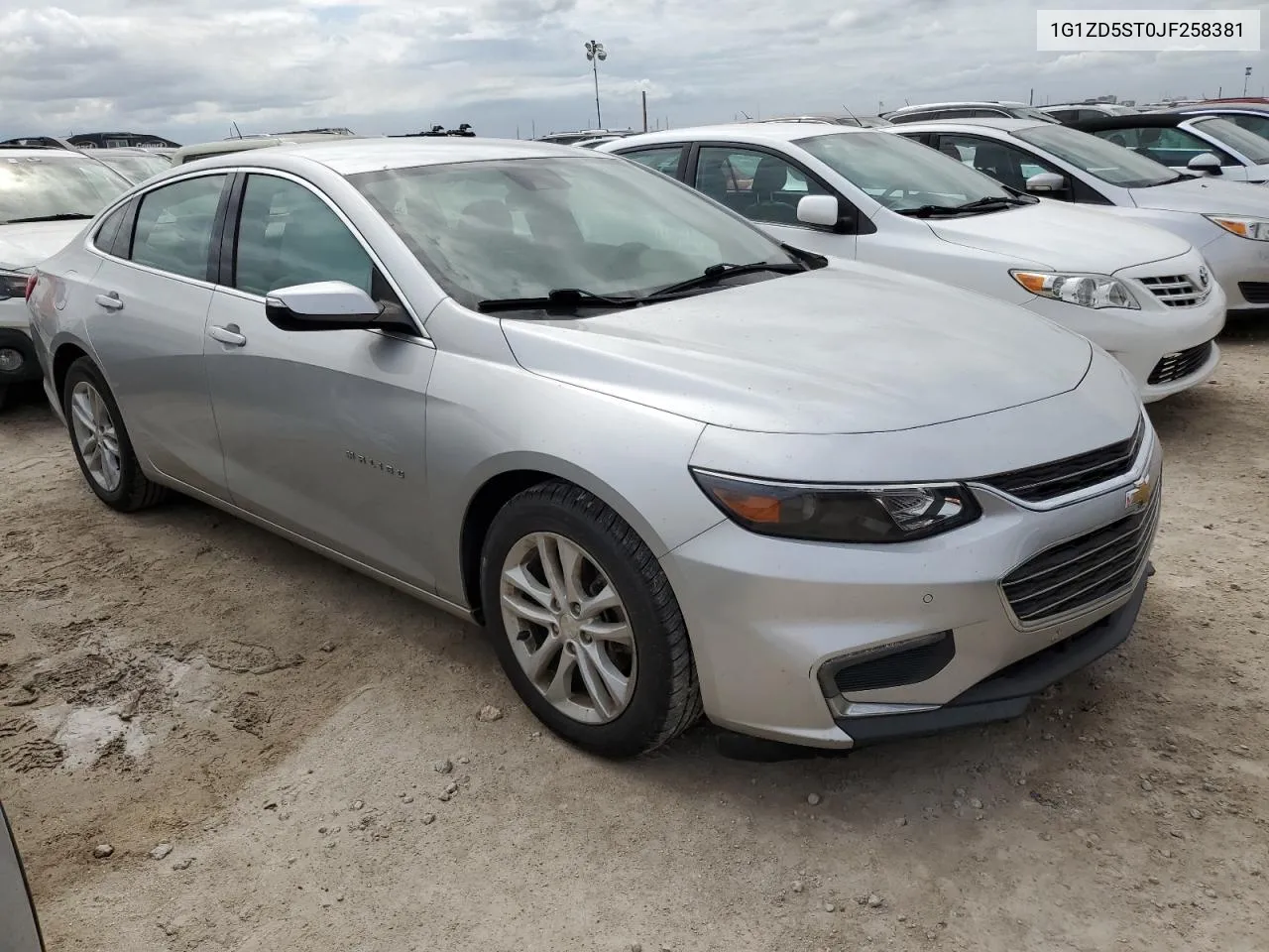 2018 Chevrolet Malibu Lt VIN: 1G1ZD5ST0JF258381 Lot: 76039494