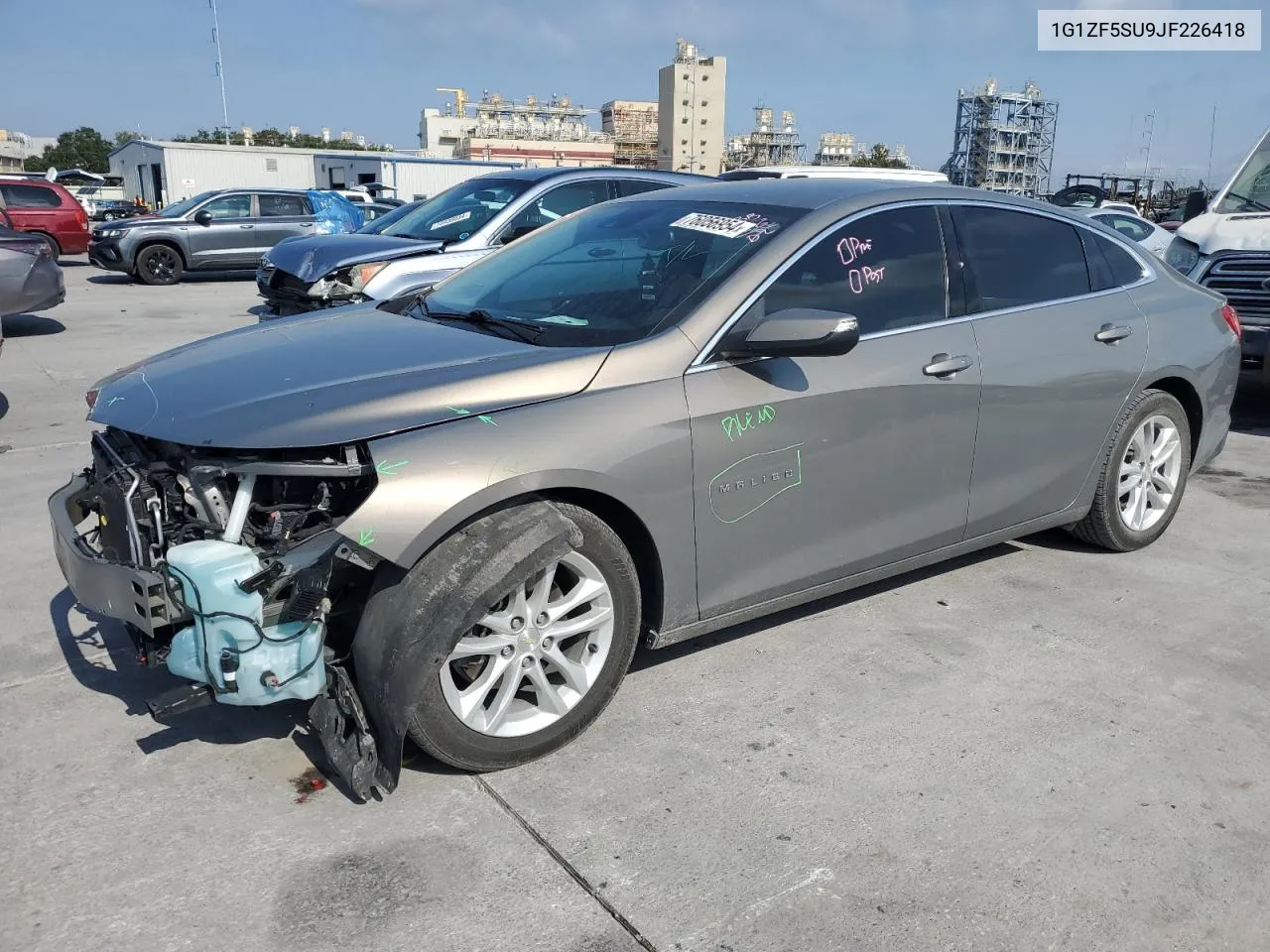 2018 Chevrolet Malibu Hybrid VIN: 1G1ZF5SU9JF226418 Lot: 76056954