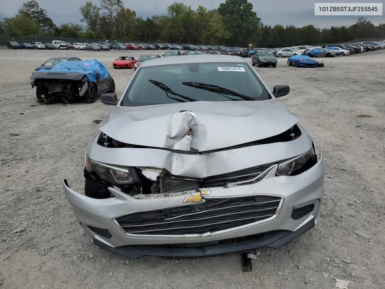 2018 Chevrolet Malibu Ls VIN: 1G1ZB5ST3JF255545 Lot: 76061474