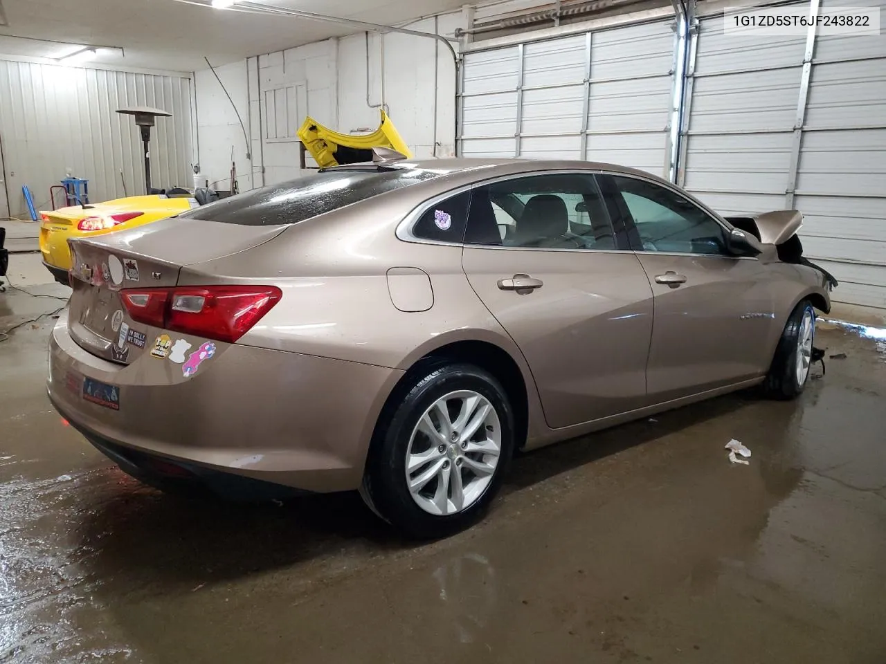 2018 Chevrolet Malibu Lt VIN: 1G1ZD5ST6JF243822 Lot: 76088534