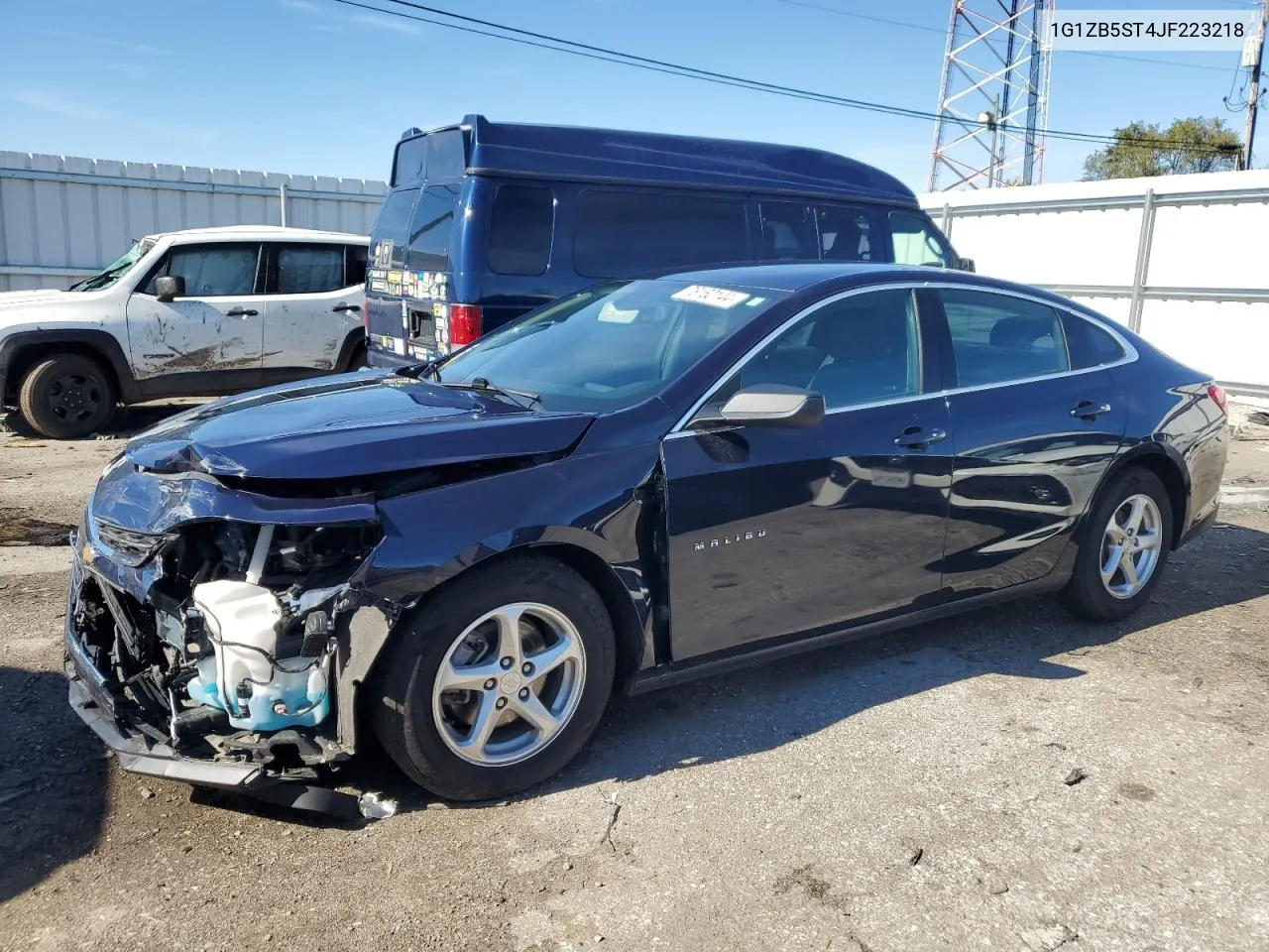 2018 Chevrolet Malibu Ls VIN: 1G1ZB5ST4JF223218 Lot: 76162144