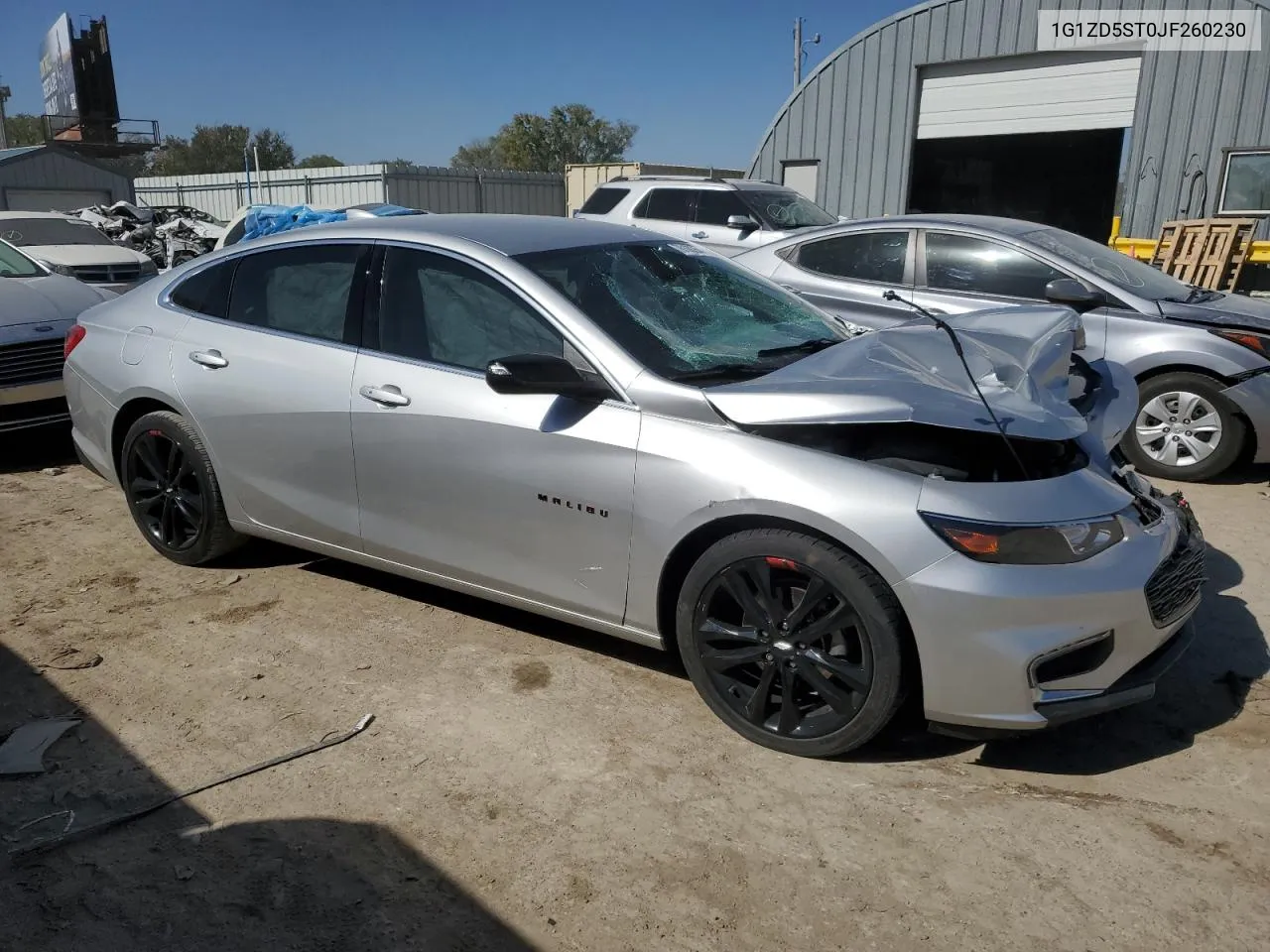 2018 Chevrolet Malibu Lt VIN: 1G1ZD5ST0JF260230 Lot: 76168354