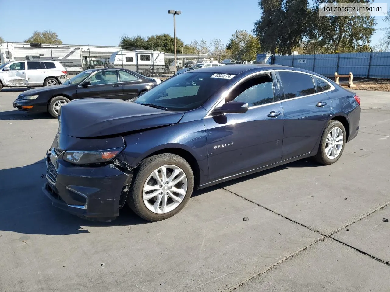 1G1ZD5ST2JF190181 2018 Chevrolet Malibu Lt