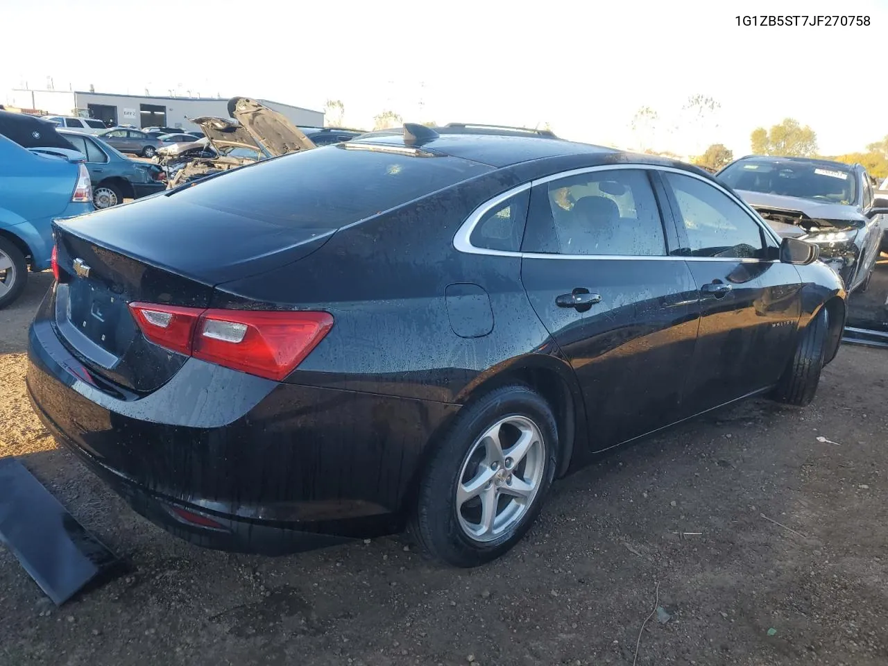 2018 Chevrolet Malibu Ls VIN: 1G1ZB5ST7JF270758 Lot: 76260734