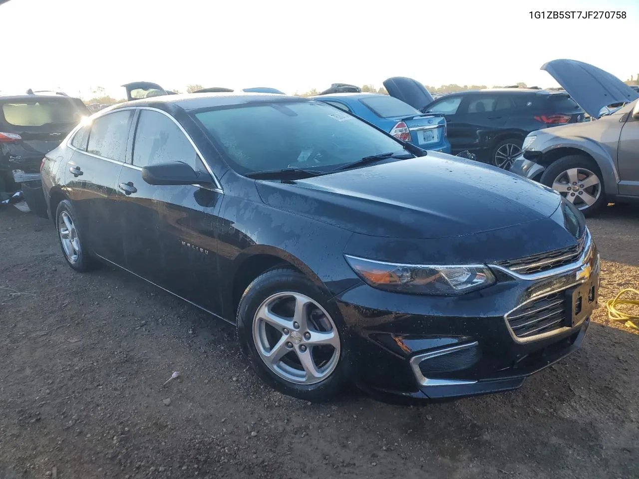 2018 Chevrolet Malibu Ls VIN: 1G1ZB5ST7JF270758 Lot: 76260734