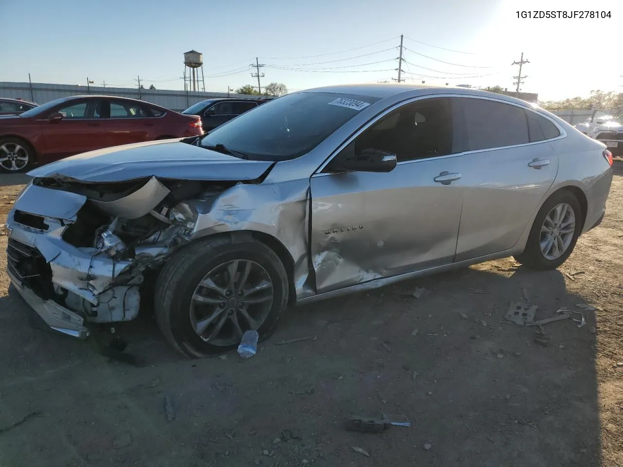 2018 Chevrolet Malibu Lt VIN: 1G1ZD5ST8JF278104 Lot: 76323094