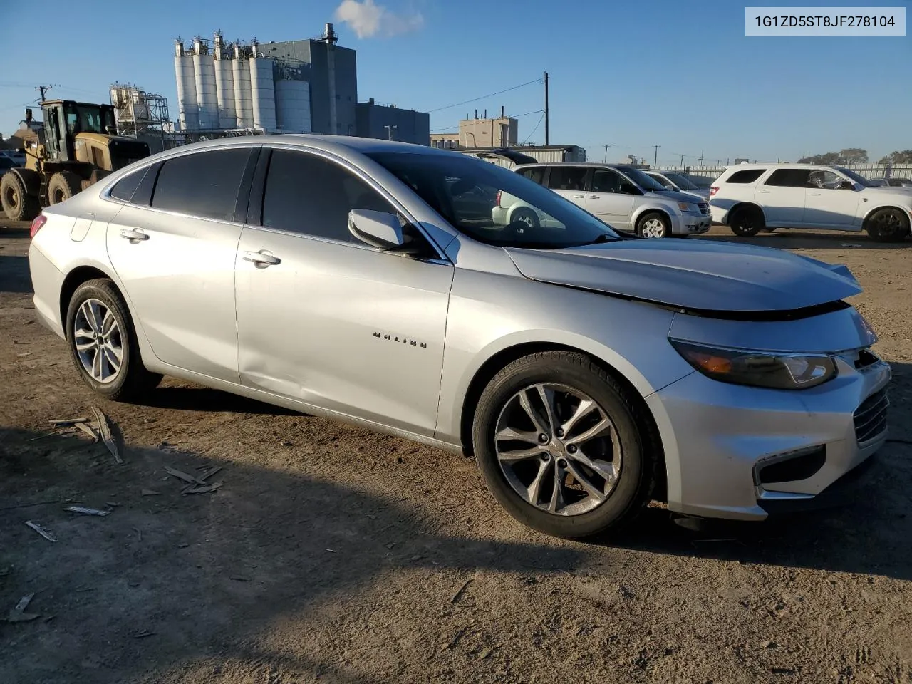 2018 Chevrolet Malibu Lt VIN: 1G1ZD5ST8JF278104 Lot: 76323094