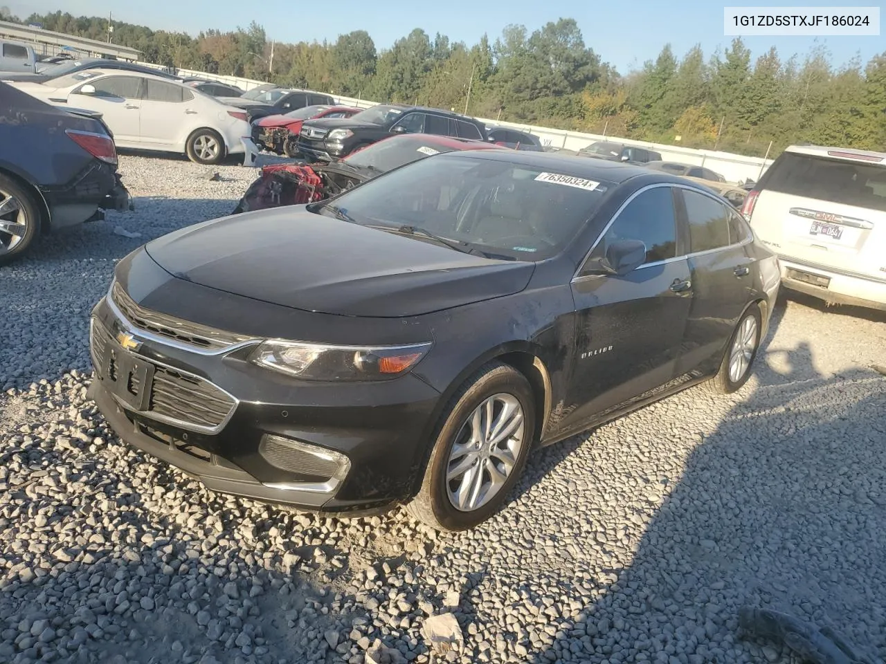 2018 Chevrolet Malibu Lt VIN: 1G1ZD5STXJF186024 Lot: 76350324